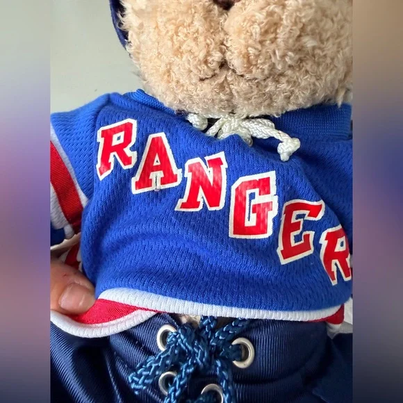 BUILD-A-BEAR New York Rangers Hockey NHL Official Plush Bear Stuffed 16 inches - Picture 11 of 12
